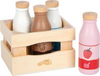 Kinderkrat met melkdranken FRESH - Hout small foot meerkleurig - thumbnail