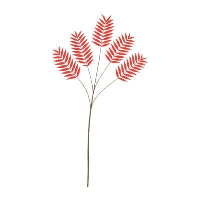 Daan Kromhout Kunstblatt palme rood 125 cm | 6 stuks