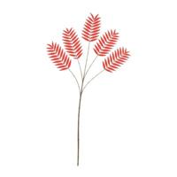 Daan Kromhout Kunstblatt palme rood 125 cm | 6 stuks - thumbnail