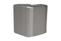 Electro Plint buitenhoek verstelbaar aluminium 80mm - thumbnail