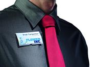 Durable badge met combiclip Click Fold, ft 40 x 75 mm, doos van 25 stuks - thumbnail