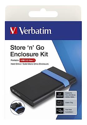 Verbatim 53106 2,5 harde schijf behuizing 2.5 inch USB-A 3.2 Gen 1 Verbatim 53106 2,5 harde schijf behuizing 2.5 inch USB-A 3.2 Gen 1