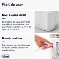 Luchtontvochtiger DeLonghi DDSX220 5 L - thumbnail