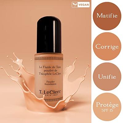 T.LeClerc Le Fluide de Teint - 01 ivoire 30ml T.LeClerc Le Fluide de Teint - 01 ivoire 30ml