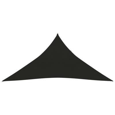 VidaXL Zonnezeil 160 g/m² 3x3x3 m hdpe zwart