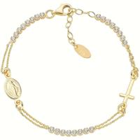 Ketting Dames Amen BRCRMIGBZ3 Gouden - thumbnail