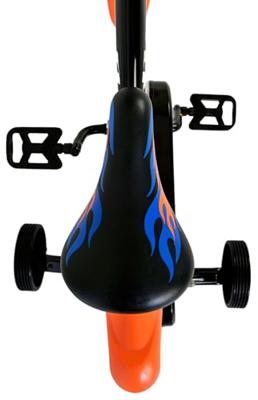 Yipeeh Hot wheels 12 fiets zwart/oranje/blauw 31256