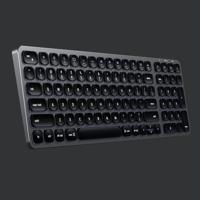 SATECHI Compact Verlicht Bluetooth Toetsenbord - Draadloos Bluetooth 5.0 & Multi-Apparaat Sync - Voor M2/M1 Macbook Pro/Air, M2/ M1 iPad Pro/Air, M2 Mac Mini, iMac M1 (Layout DE Duits) - thumbnail