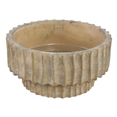 PTMD schaal mitty l bruin 30 cm | 2 stuks