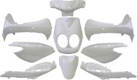 Plaatset 9-delig Edge voor Yamaha Neo's - vanaf bouwjaar 2008 tot 2011 - 2 en 4 takt model - glanzend wit - thumbnail