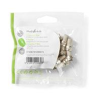 Nedis F-Connector | Male | Twist-On | 6.4 mm | Zilver | 25 Stuks | 1 stuks - CSVC41904ME CSVC41904ME - thumbnail