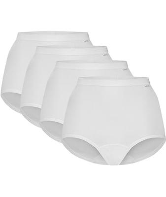 Ten Cate Basics Organic Cotton Stretch High Waist Slip 4-pack Wit-M - thumbnail