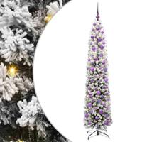 VidaXL Kunstkerstboom groen 180 cm pvc en staal en kunststof - thumbnail