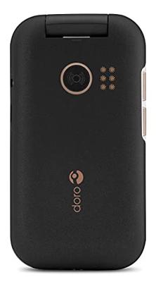 Doro 6060 GSM mobiele telefoon in elegant klapdesign (3 MP camera, 2,8 inch (7,11 cm) display, GPS, Bluetooth) zwart