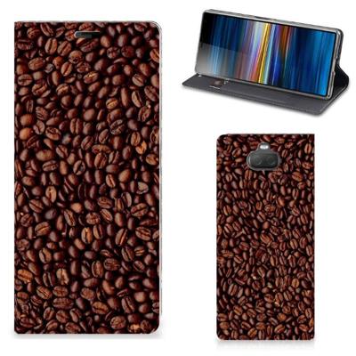 Sony Xperia 10 Plus | Flip Style Cover | Koffiebonen