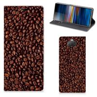 Sony Xperia 10 Plus | Flip Style Cover | Koffiebonen - thumbnail