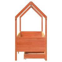 Kinderbedframe met lades 90x190 cm massief grenenhout - thumbnail