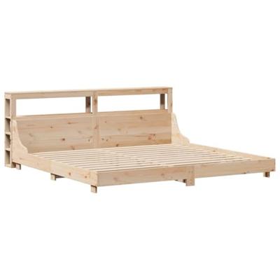Bedframe zonder matras massief grenenhout 180x200 cm