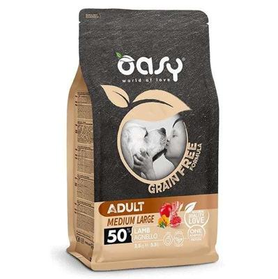 OASY Grain free Adult Medium/Large Lamb - droog hondenvoer - 12kg