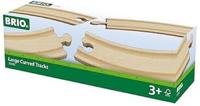 BRIO World Lange gebogen rails - thumbnail