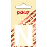 Plakletter Helvetica 40 mm Sticker witte letter n Pickup - Pickup - thumbnail