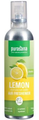 Purasana Frishi luchtverfrisser lemon 100 Milliliter Purasana Frishi luchtverfrisser lemon 100 Milliliter