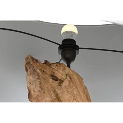Plafondlamp Home ESPRIT Ijzer Teakhout 65 x 65 x 50 cm