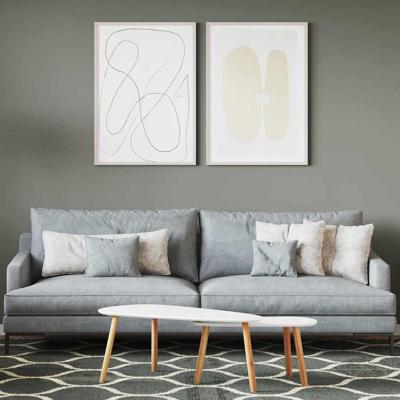 VidaXL Muurverf grijs 2,5 l wandprint