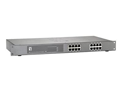 LevelOne FEP-1612 Fast Ethernet (10/100) Power over Ethernet (PoE) Grijs - [FEP-1612W150]