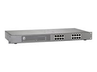 LevelOne FEP-1612 Fast Ethernet (10/100) Power over Ethernet (PoE) Grijs - [FEP-1612W150] - thumbnail
