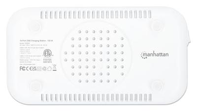Manhattan 10-Port USB Power Delivery 120 W Laad- en managementsysteem Station IPhone ® 14, 14 Pro, 14 Pro Max, 13, 13 Pro, 13 Pro Max, 13 mini, SE 2022, X, XS,
