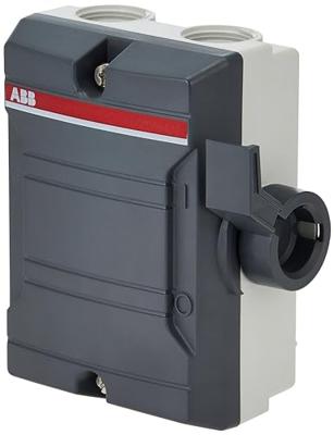 BW325TPN Werkschakelaar 3 polig 25A vergrendelbaar opbouw IP65 M25 2x ABB