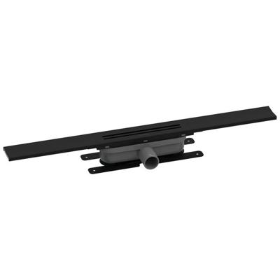 Easy drain R-line Clean Color douchegoot 120cm mat zwart rlced1200mb