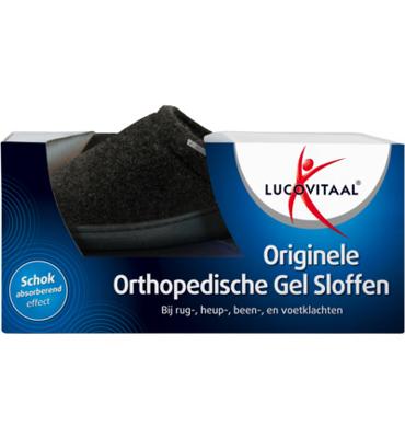 Lucovitaal Originele Orthopedische Gel Sloffen 40-41 Zwart