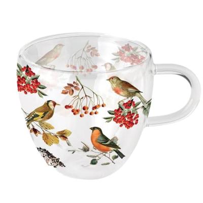 Theeglas dubbelwandig Butterfly 200ml
