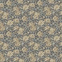 Midbec FC Rosenlycka- Roses Blue/Ochre - 43107 - thumbnail