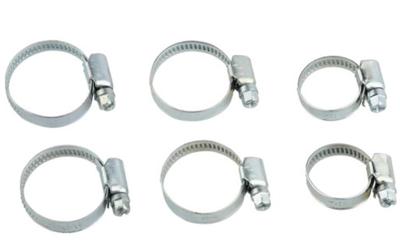 Kirchhoff Slangklem 9 mm bandbreedte, verzinkt, 16-25, 20-32,23-35mm, voor 1/2", 3/4", 1" (Set 3x2) - 98739000