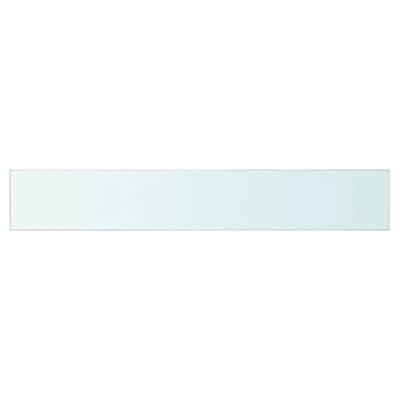 Wandschap transparant 70x25 cm glas