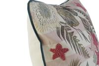 Kussenhoes DKD Home Decor Roze Groen Tropisch 50 x 1 x 50 cm - thumbnail