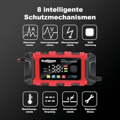 kraftmax Oplader 12 V Laadstroom (max.) 6 A