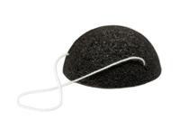 Ecoluba Konjac spons - zwart - houtskool - thumbnail