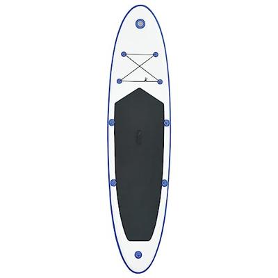 VidaXL Stand up paddleboardset opblaasbaar blauw en wit - thumbnail
