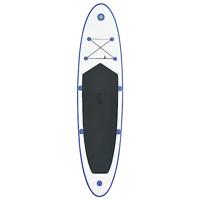 VidaXL Stand up paddleboardset opblaasbaar blauw en wit - thumbnail
