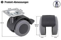 Metafranc Dubbel Wiel Parket 40Mm Fs+Pl W - WU0802230 - thumbnail