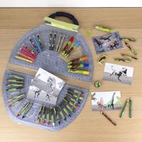 Dinosaurus Kleurkoffer 51 Delig - thumbnail