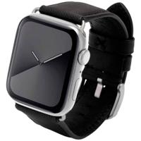 JT Berlin Watchband Wannsee Horlogeband 42 mm, 44 mm, 45 mm, 49 mm M Zwart, Zilver Watch Series 1, Watch Series 2, Watch Series 3, Watch Series 4, Watch Series - thumbnail