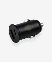 Autolader Green Mouse USB-A 1x USB-C 1x 2.4A zwart - thumbnail