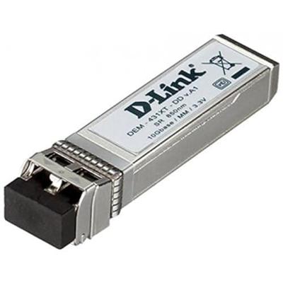 D-Link DEM-431XT SFP+ transceiver (ondersteunt 10 Gbit/s Ethernet).