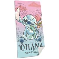 Disney Stitch Strandlaken 70x140 cm Roze/Blauw - thumbnail