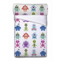 Dekbedovertrek set Pierre Cardin ALIENS Wit Bed van 90 3 Onderdelen - thumbnail